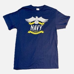 Vintage 90's/Y2K US NAVY Home Of The Brave Eagle T-Shirt Size Medium